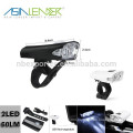 3 Lighting Modes 100%Bright-50% Bright- Flash USB Best Front Bike Light